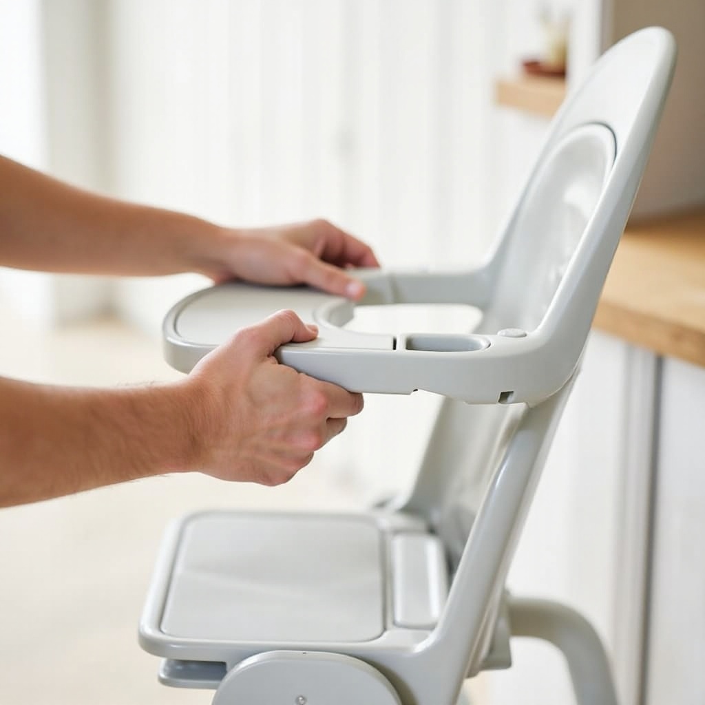 how to fold nook high chair